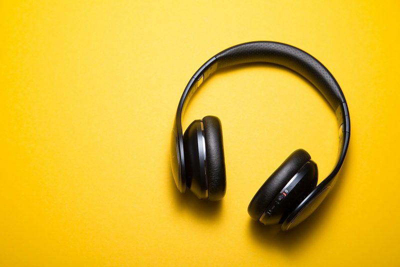 Open-back studio headphones